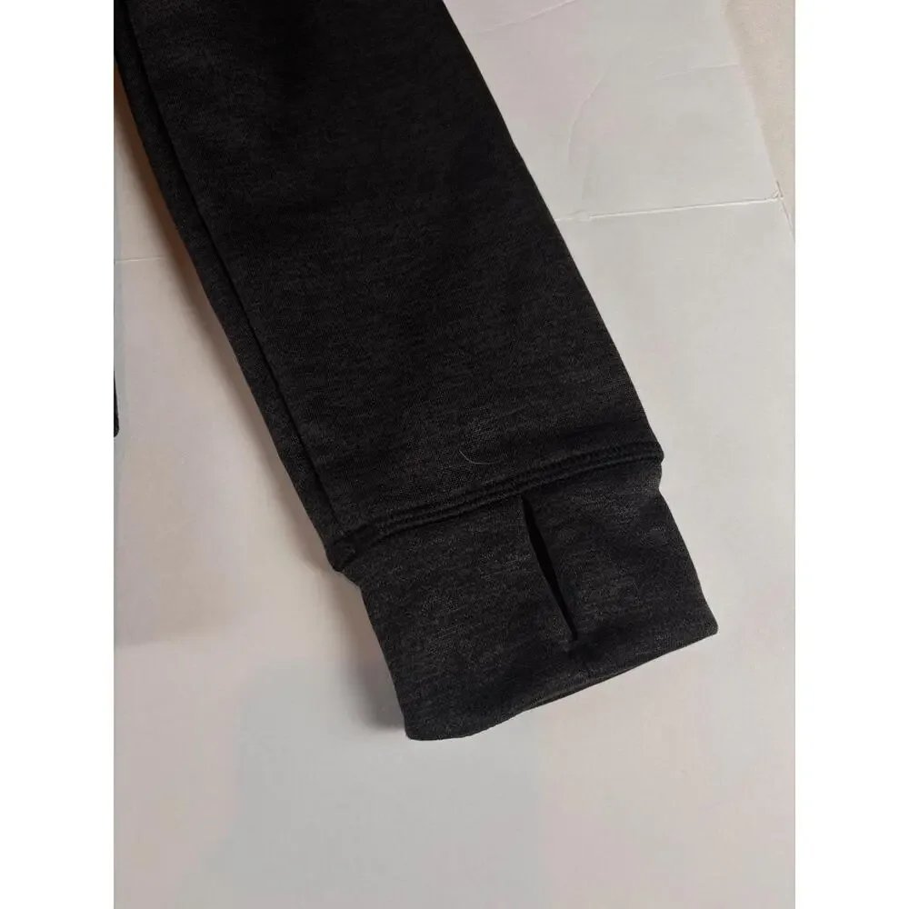 Adidas Climawarm Full Zip Hoodie Mens XS Charcoal Gray Heathered Fleece Jacket‎